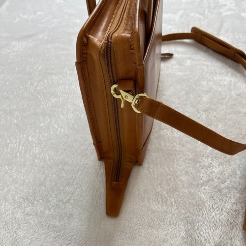 Franklin Quest 7 raccoglitore in pelle rilegato ad anello marrone planner cerniera manico superiore made in USA - Foto 17 di 21