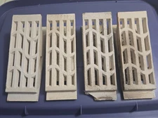 Vintage Decorative Ceramic Radiant Heater Brick Insert 8" King Art Deco