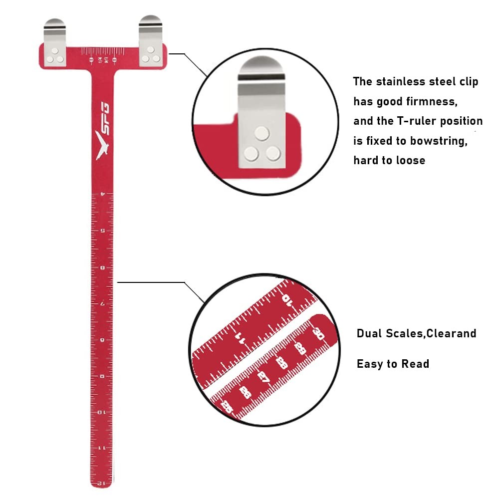 Archery Bow Square Nocking Points Pliers Bow String Knock Kit T Shape Turning Bo