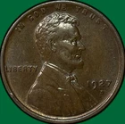 1927-D Lincoln Wheat Cent Choice Almost Uncirculated AU+ Coin #43262