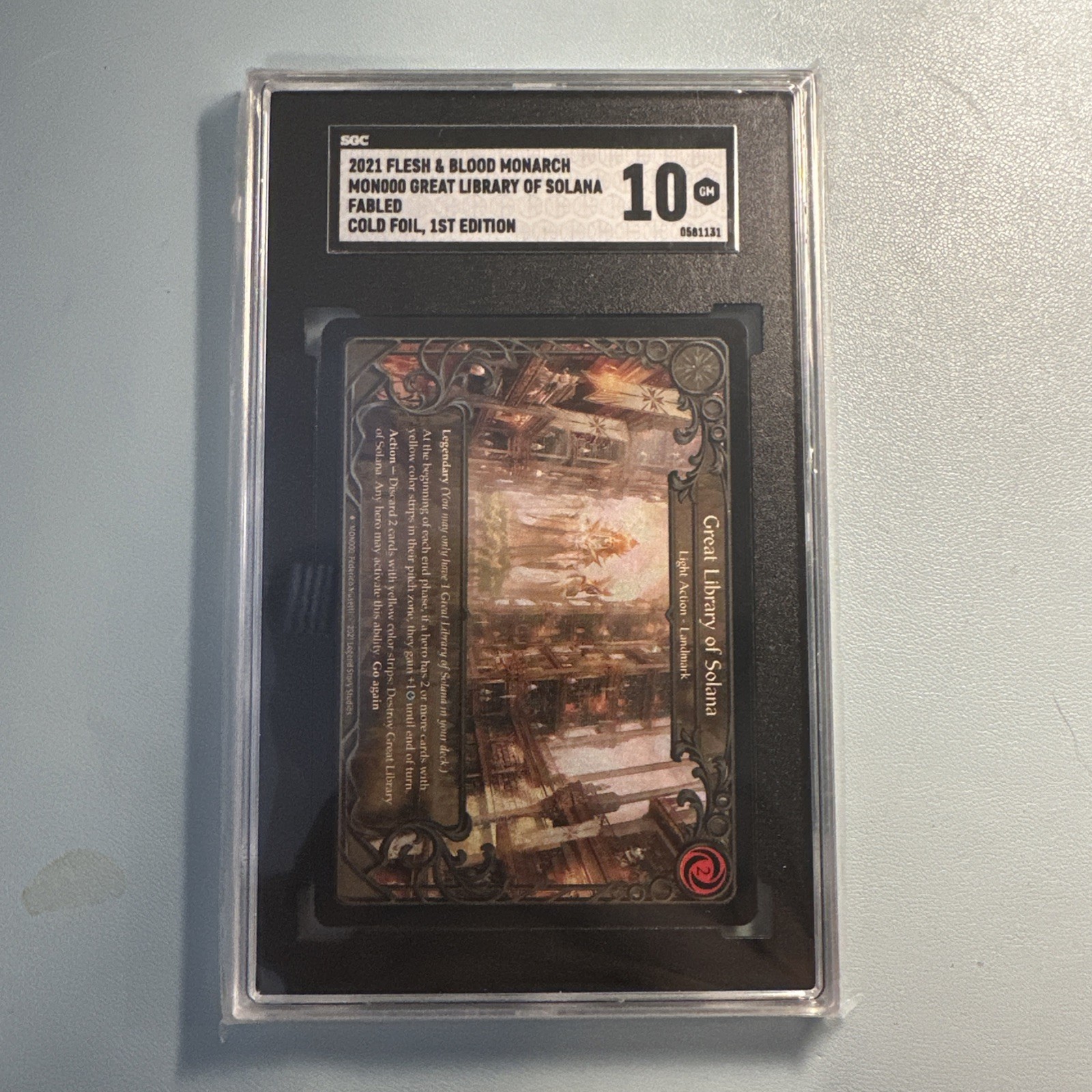 Flesh and Blood: Great Library of Solana (Monarch First Edition Cold Foil)