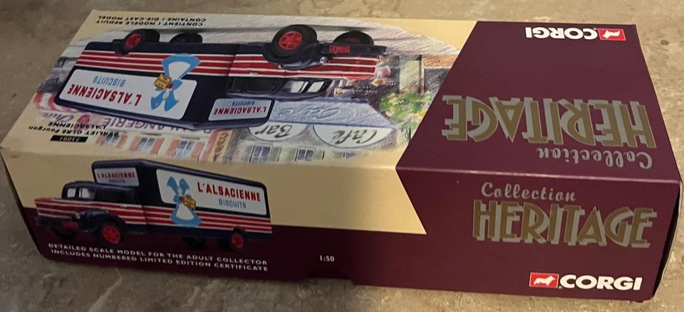 Corgi Diecast 73001 Berliet L'Alsacienne Biscuits Truck 1997 1:50 Scale Die-Cast - Image 4 of 4