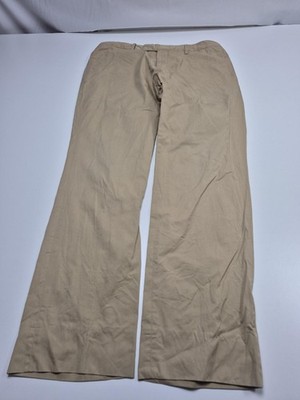 Burberry Pants Mens 34x30 Beige Cotton Chino Flat Front Straight Business Casual