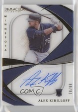 2021 Panini Immaculate Shadowbox Signatures /99 Alex Kirilloff Rookie Auto RC