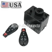 For 09-12 Dodge Ram 1500 Wireless Ignition WIN Module Node -Programmed w/Keys US