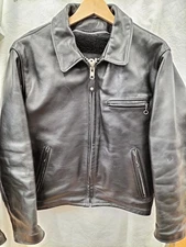 Schott 642 Riders Jacket Leather Motorcycle Size 38 Made in USA Authentic Used