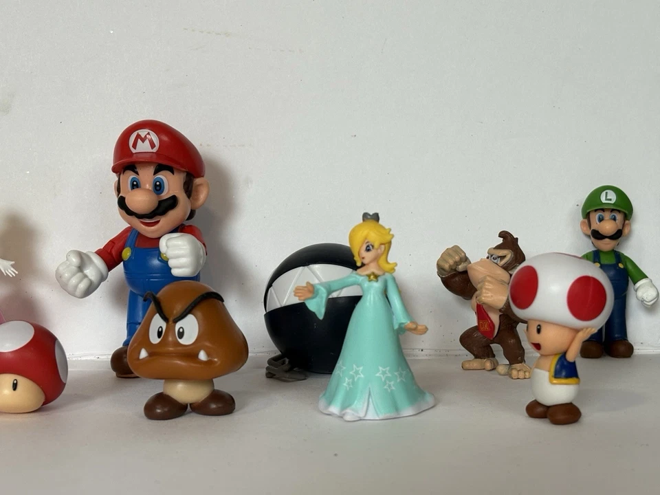 Lote de figuras Nintendo Super Mario World - Mario, Luigi, Toad, Yoshi, etc. 17 piezas Foto 4 de 4