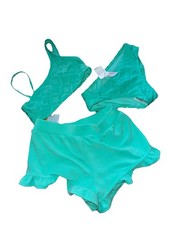 Cat  Jack Girls 3 Piece Swimsuit Size Small 6/7 New with Tags