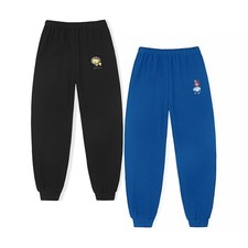 Boys Joggers Pants Cotton Pull-On Elastic Waistband Sweatpants 3-8 Years