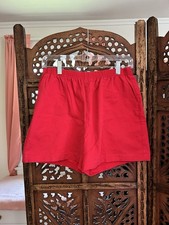 Vintage Picket And Post Red Womens Shorts Size 12 Made In USA