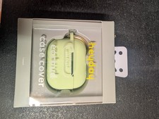heyday Green Silicone Case with Clip for Apple AirPods Pro Gen 1 2