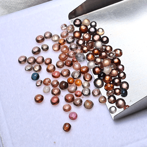 Arco iris de la Tierra ~ 102 piezas piedras preciosas sueltas cabujón natural multi zafiro 2 mm-3 mm - Imagen 5 de 9