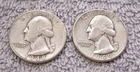New Listing(2) washington Silver Quarters 1948- 1949  #36