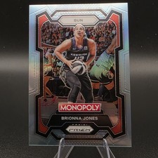 2024 Panini Prizm Monopoly Brionna Jones Aqua Prizm /199 #154 Connecticut Sun...
