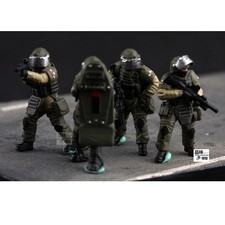 Homemade 1/72 Russian Alpha Heavy Assault 4-Persons Finished Model Ornament NEW