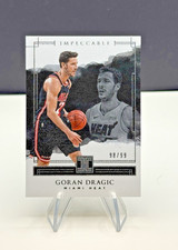 2017-18 Panini Impeccable Goran Dragic #39 Miami Heat /99 SP