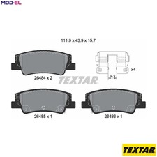 BRAKE PAD SET DISC BRAKE 2648401 FOR HYUNDAI KIA G4KM 2.5L G4FT/G4FP/G4FU 1.6L