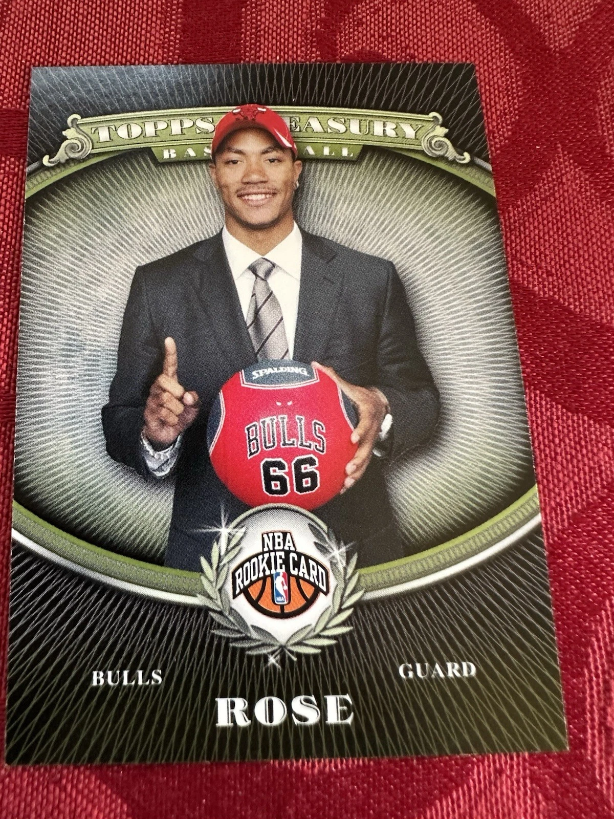 Derrick Rose trading card