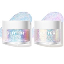 Holographic Body Glitter Gel for Face, Hair Lips, Color Changing, 1.35 oz