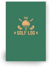 Golf Log Pocket Notebook - Progress Tracker, 50 Detailed Rounds Pocket, Green