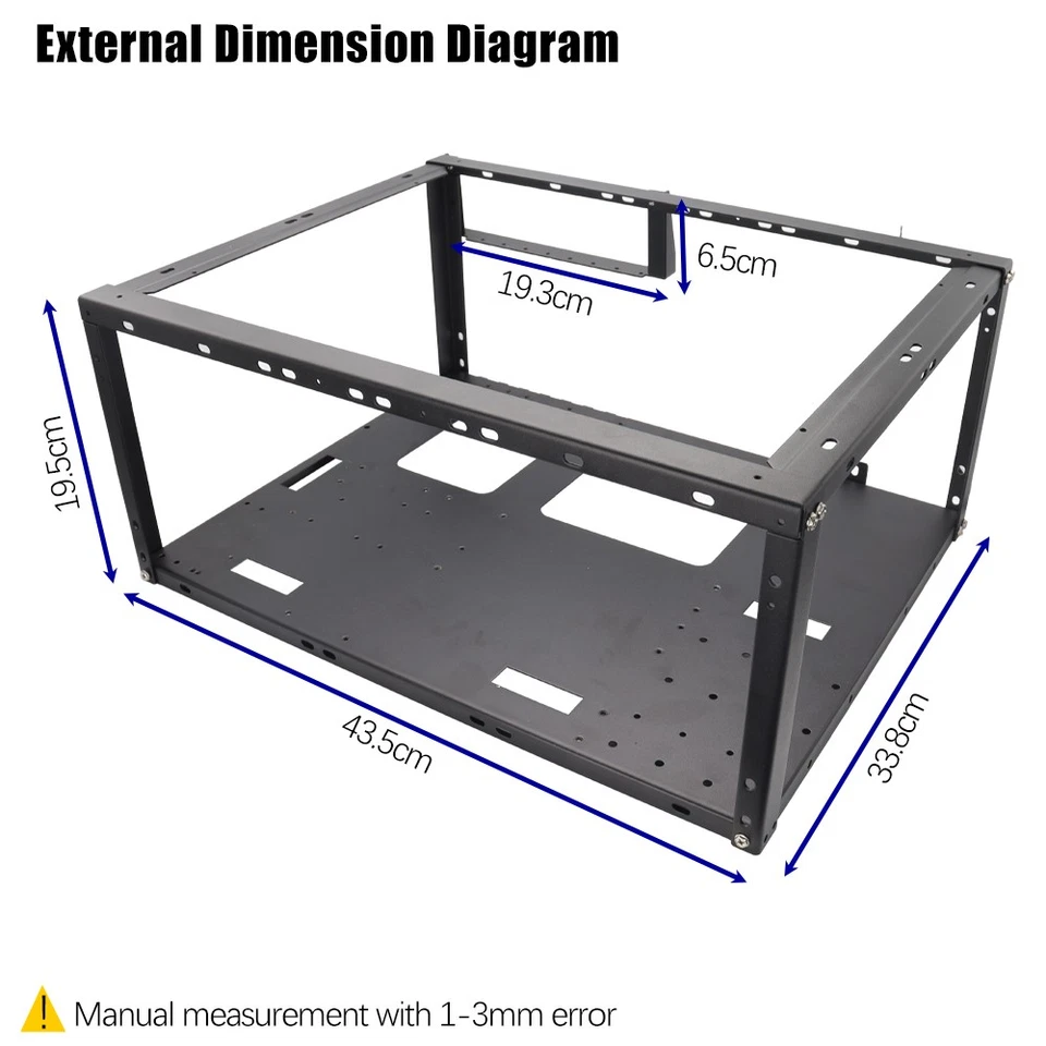 Open Stand-Up and Stackable PC Case Supports EATX ATX M-ATX ITX Motherboards - Image 2 of 4