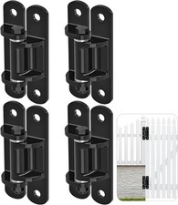 Heavy Duty 6.7'' Gate Hinges 1100LB Capacity, Rust-Proof, 4PCS with Bearings