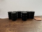 Miniature 55 Gallon Oil Drum Barrel Set Model Train Black — photo 1