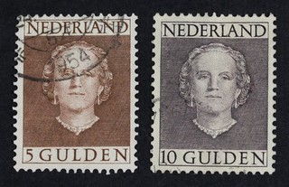 CKStamps: Netherlands Stamps Collection Scott#321 322 Used