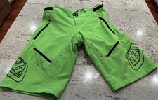 Troy Lee Designs Mountain Bike Shorts Size 32 Chartreuse Green Flawless