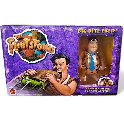 Mattel The Flintstones Movie Big Bite Fred Action Figure 11664 Vintage 1993 New