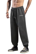 Men's Cotton Joggers Sweatpants Loose Sweat Pants Baggy Sweatpants Gym Workou...