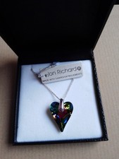 Jon Richards Heart Shaped Pendant Necklace