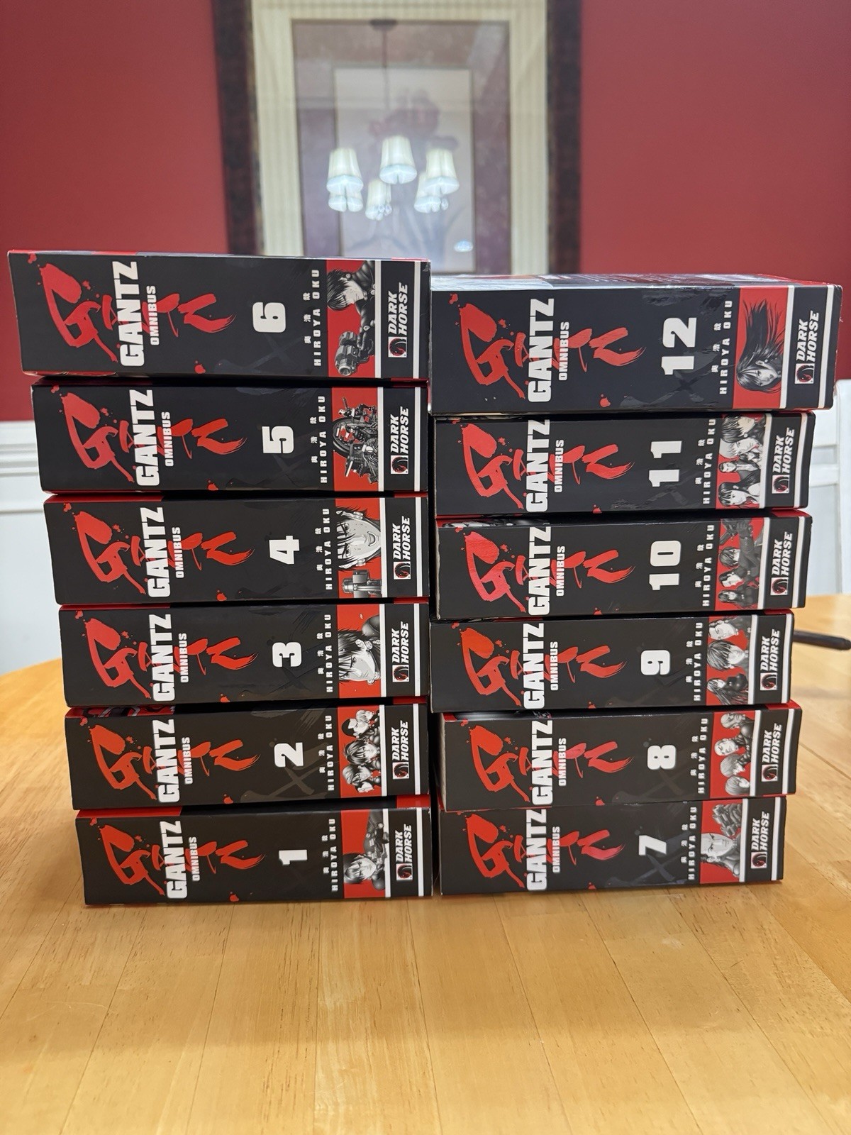 Gantz Omnibus Manga Serie Completa Volúmenes 1-12 de Dark Horse Comics