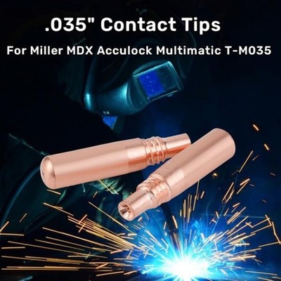 035 Zoll Kupfer Kontaktspitze MIG Schweißen für Miller D M100 D M250 Modelle