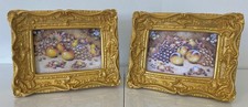 Royal Worcester Artist . Pair of Worcester Fruit. Framed Special Edition Prints