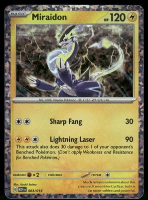Miraidon (Cosmos Holo): McDonalds 2024 003/015 NM