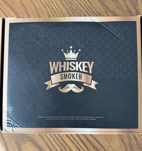 Whiskey Smoker Kit with 6 Flavors Rechargeable Cocktail Smoker Built-In New