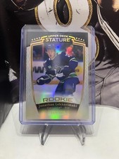 2024-25 Upper Deck Stature #40 Jonathan Lekkerimaki #/999 Vancouver Canucks