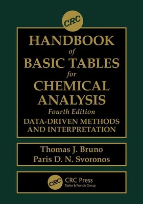 Thomas J. Bruno (u. a.) | CRC Handbook of Basic Tables for Chemical Analysis