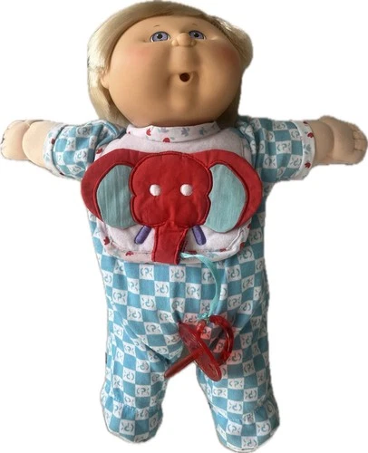 Vintage 1991 Hasbro Cabbage Patch Kids CPK My Own Baby Doll w Pacifier - WORKS!