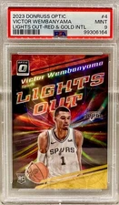 JERSEY # MATCH! 2023-24 Optic Victor Wembanyama Rookie 1/99! PSA 9 SPURS (1/1)!