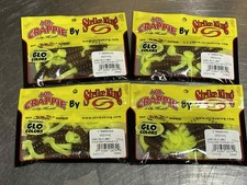 MRCSLC-48G 2 Inch Slabalicious Strike King Pumpkinseed Chartreuse Lot 4