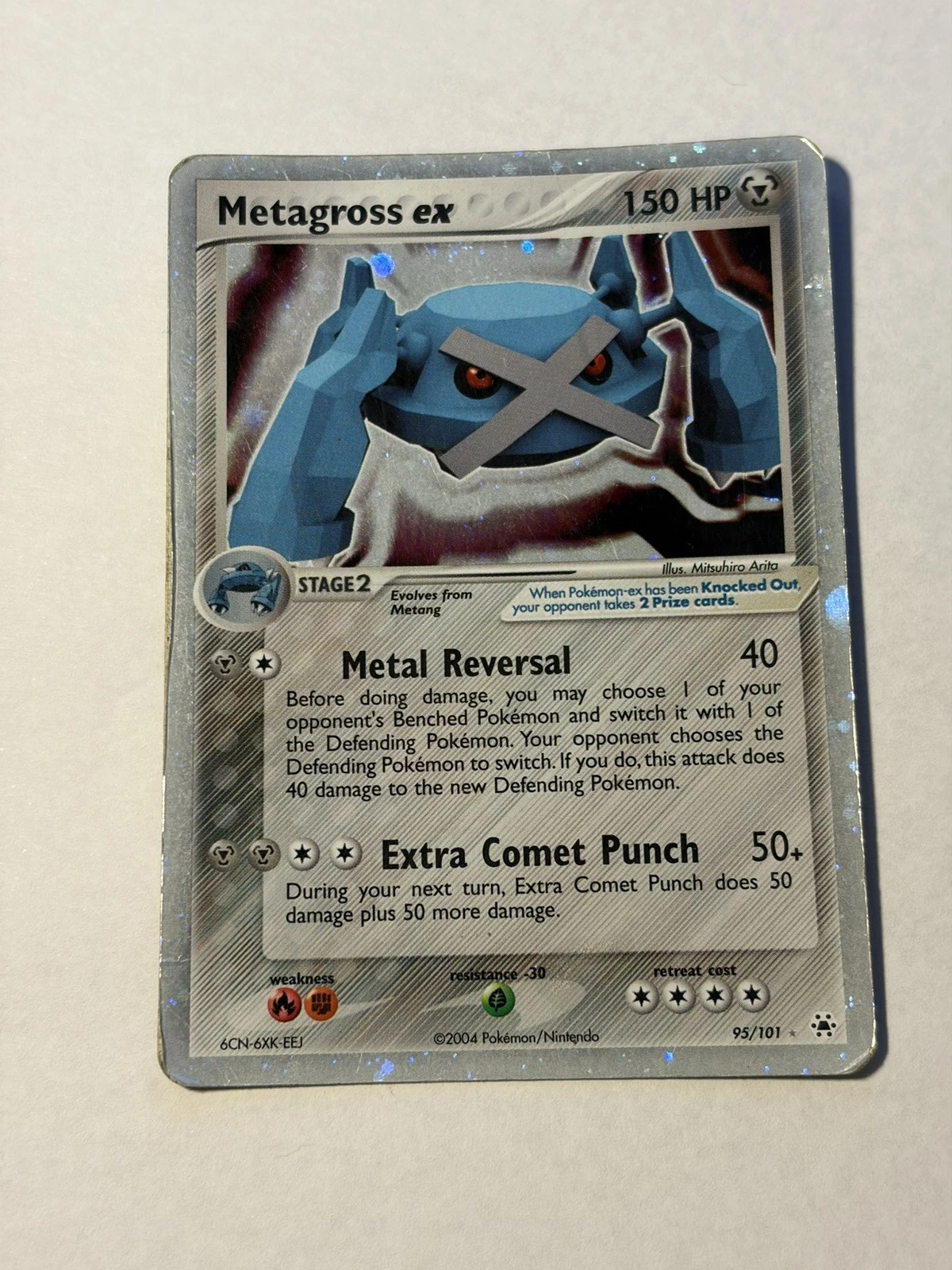 Metagross ex 95/101 Hidden Legends Ultra Rare Holo Pokemon Card