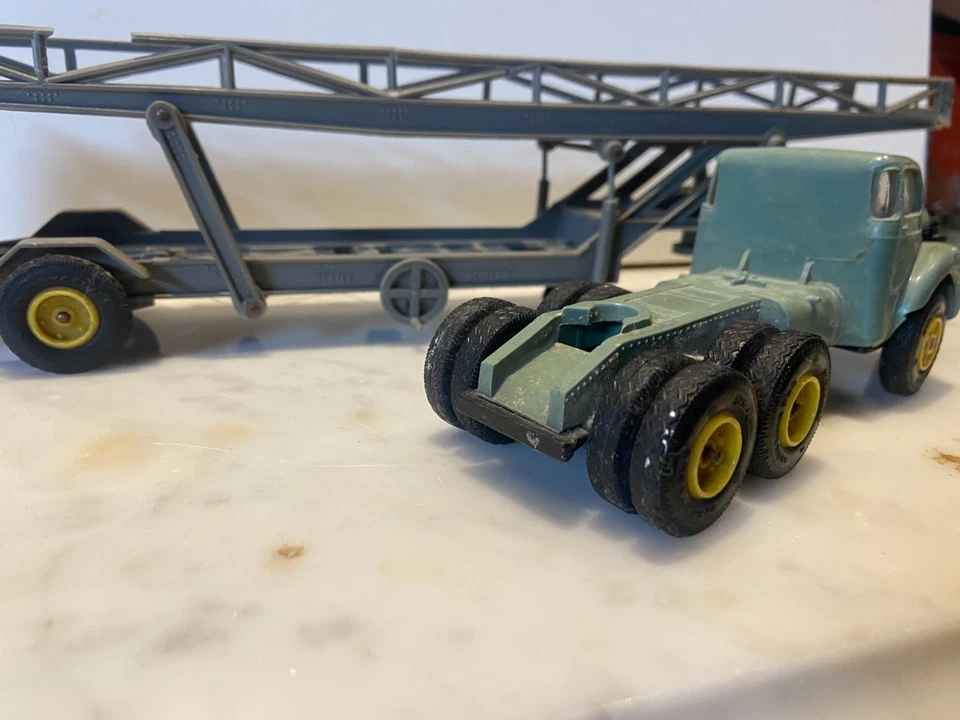 NOREV PLASTQUE ANCIENNE BERLIET TBO PORTE AUTOS - ÉCHELLE 1/43 IDEM PAYA - Photo 3/4