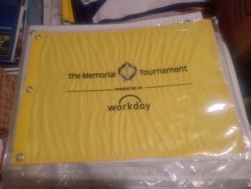 2025 Memorial Tournament Workday pin flag Scottie Scheffler open ryder ...