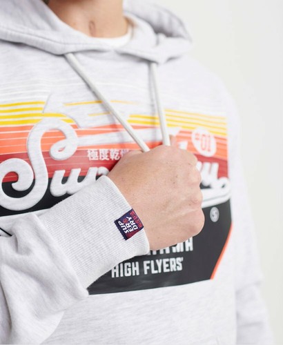 Superdry Mens Embossed Classic Lite Hoodie Pullover Sweatshirt Jumper Top XS-3XL - Picture 6 of 13