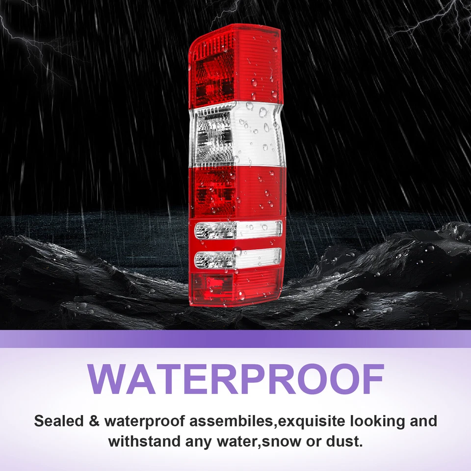 Par de luces traseras con placa de circuito para Mercedes Benz Sprinter 2500 3500 2007-2017 Foto 4 de 4