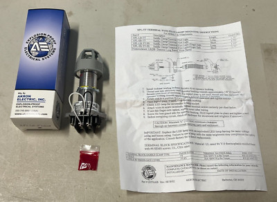 Akron Electric XPLSB-TT120A Explosion Proof Pilot Light Amber New NIB