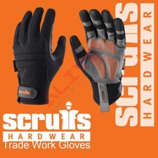 Scruffs Trade Work Gloves Abrasion Cut Puncture Tear Resistant Touchscreen Use
