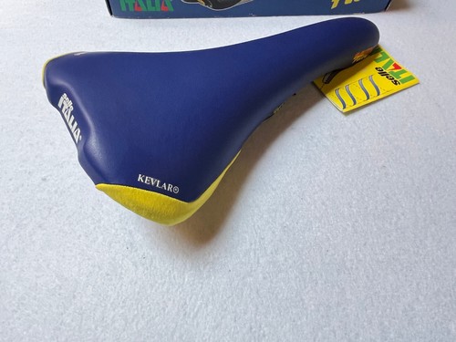 sella selle italia Flite MAX KEVLAR LEDER SATTEL BLU BLAU NEU IM KARTON '97 - Bild 14 von 24